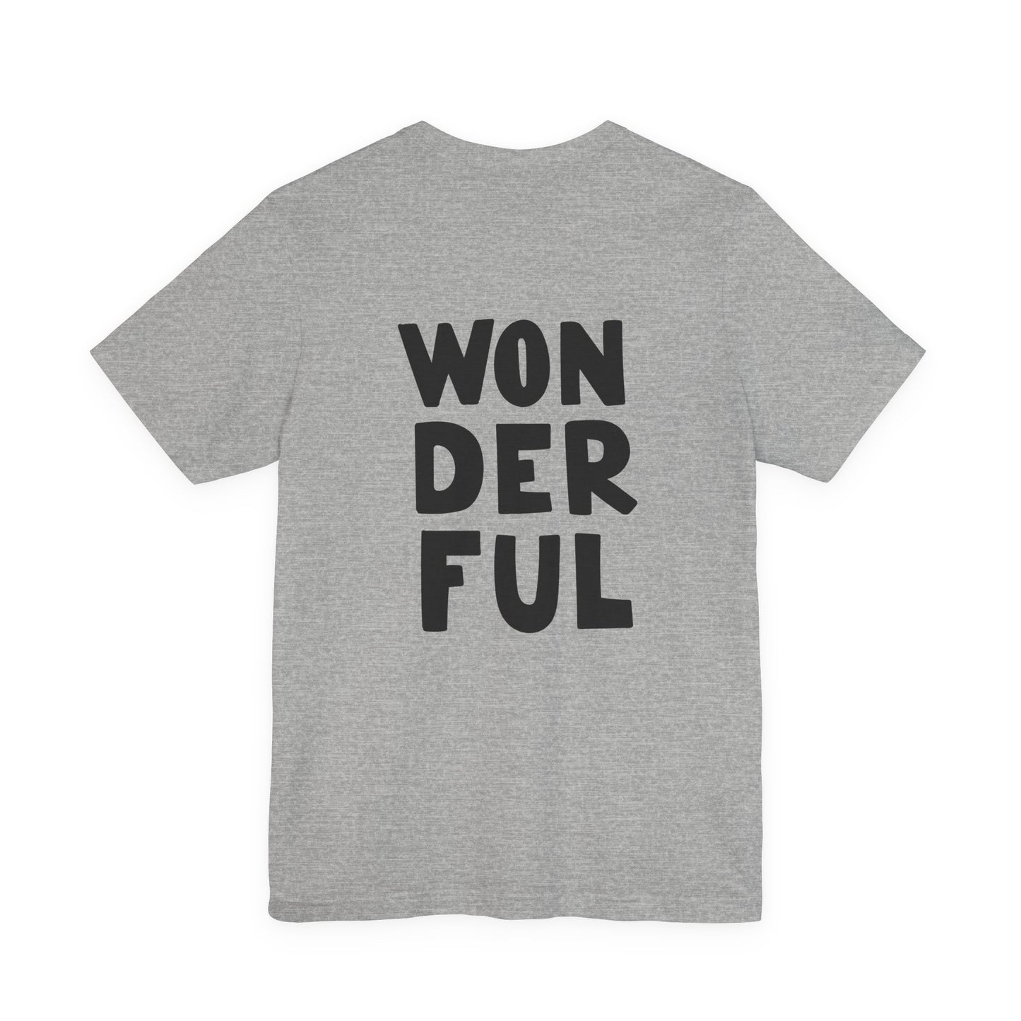 Wonderful T-Shirt Bold Typography Tee