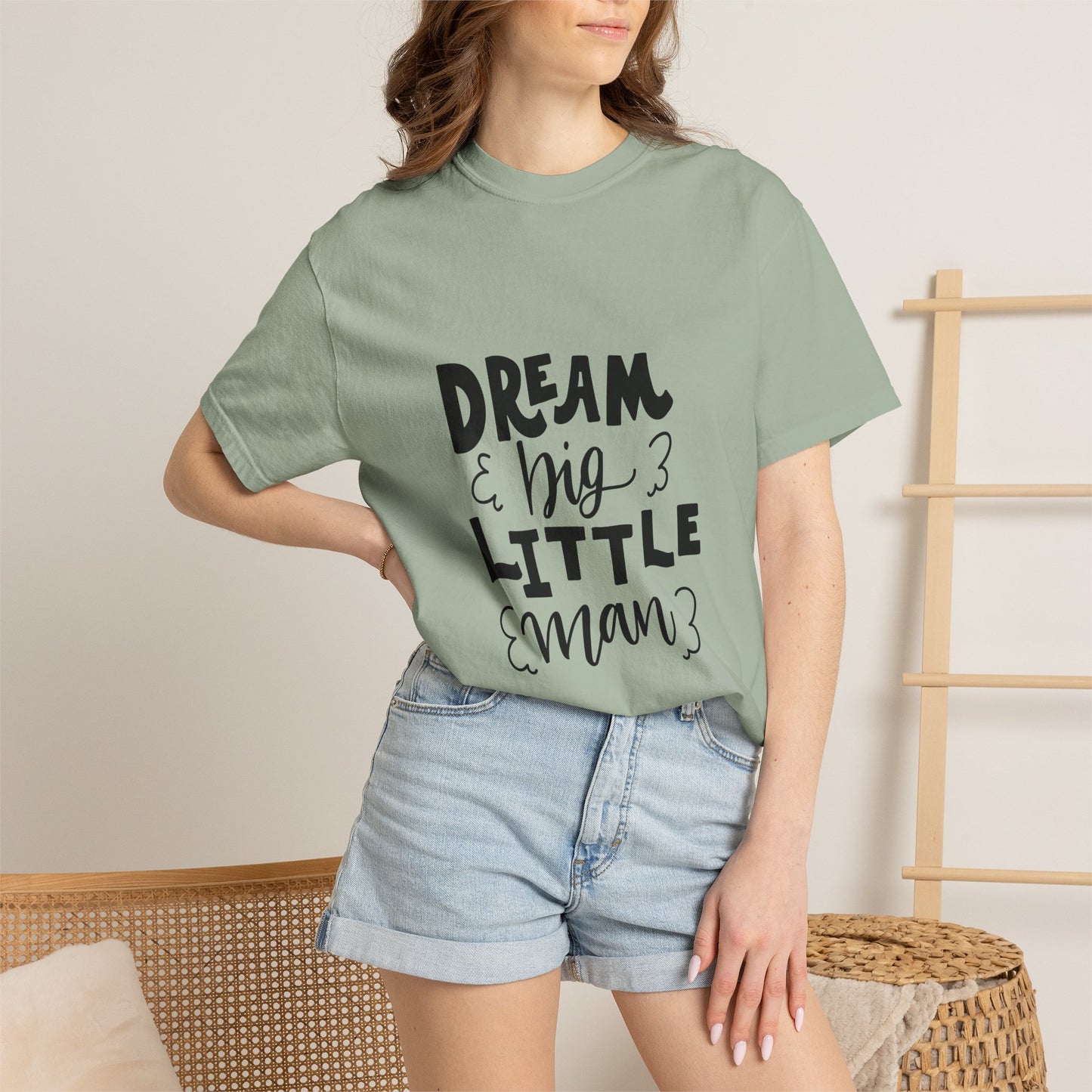 Dream Big Little Man Toddler Boy Tee