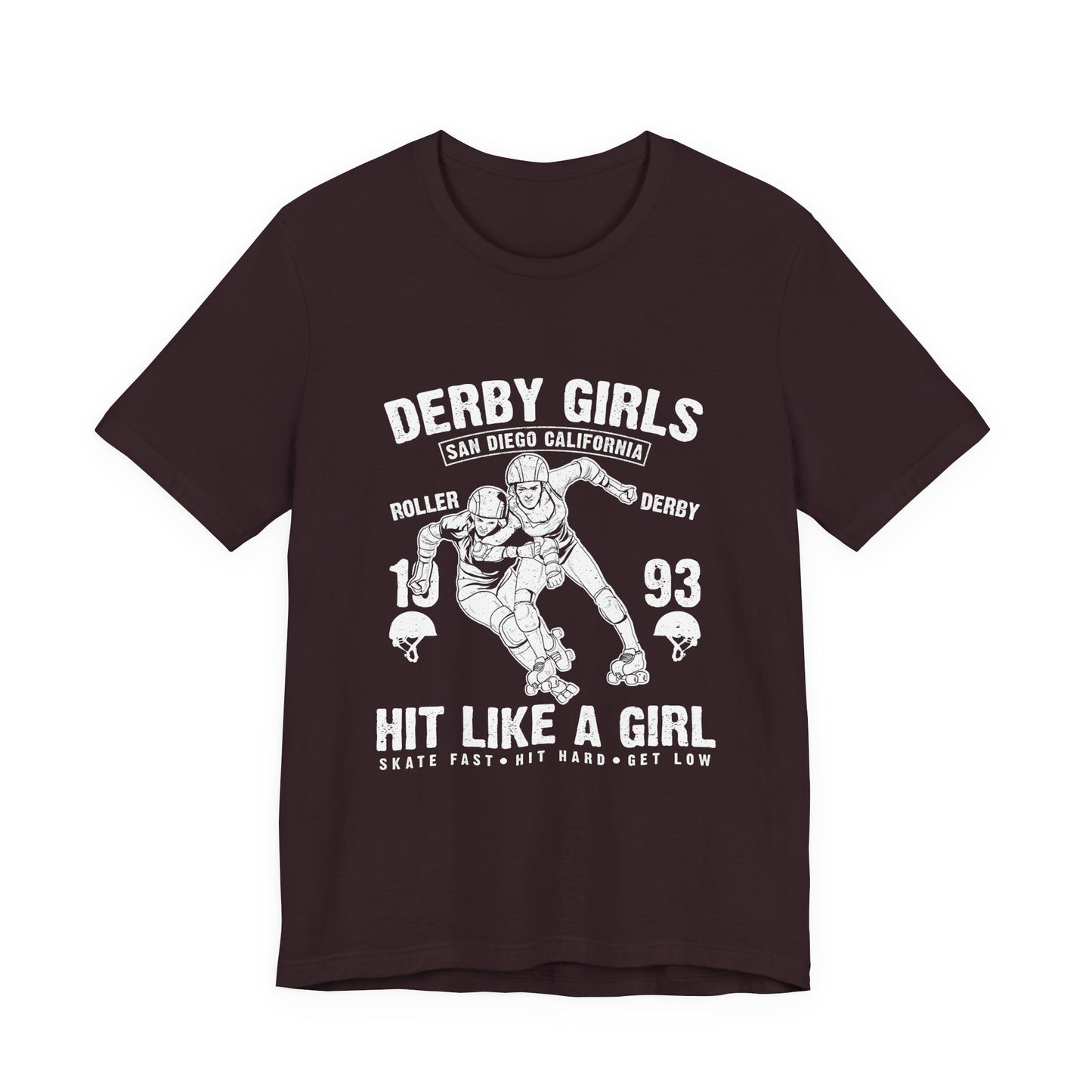 Derby Girls T-Shirt Roller Skating Gift Tee