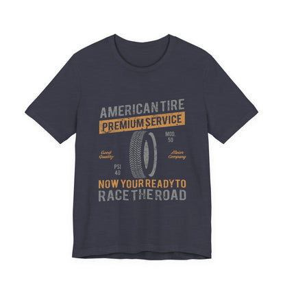Retro American Tire T-Shirt Race the Road