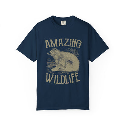Amazing Wildlife Bear Heavyweight Garment-Dyed Tee