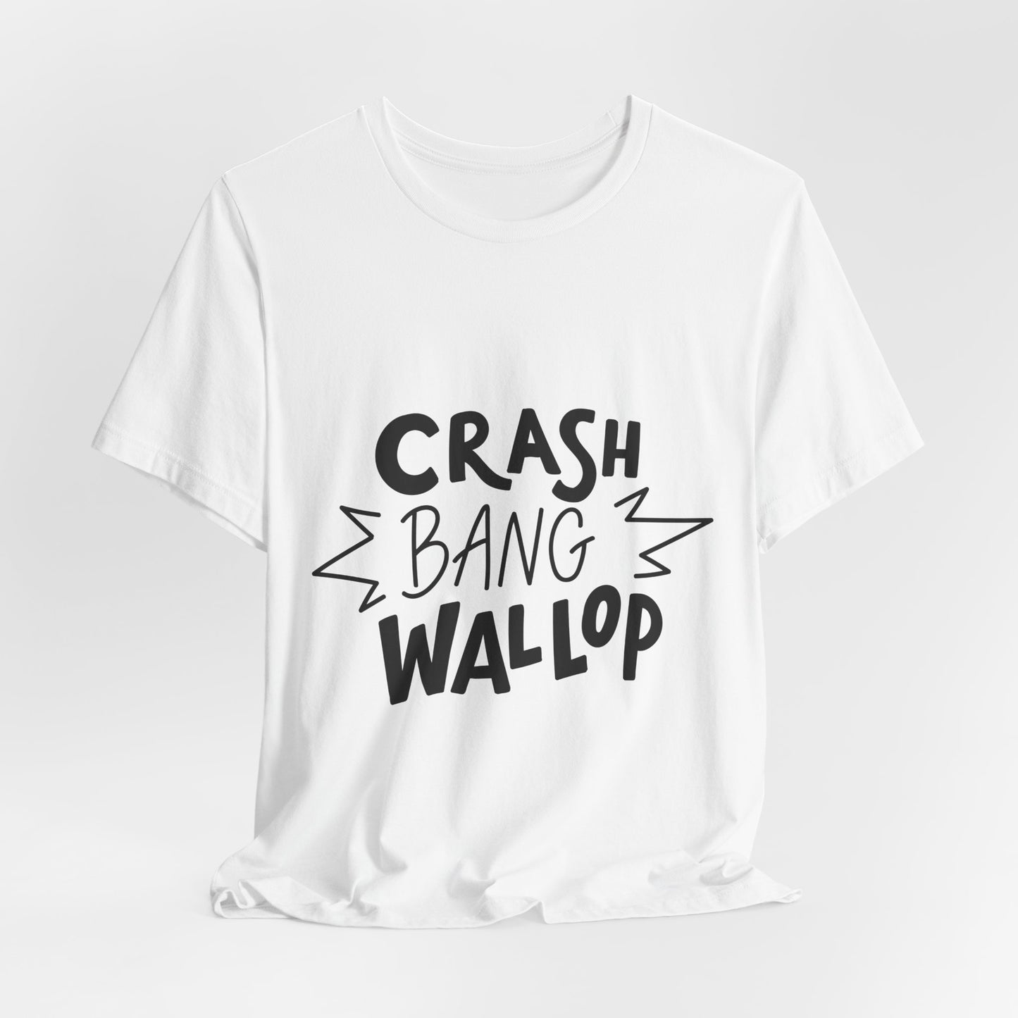 Crash Bang Wallop T-Shirt Comic Typography