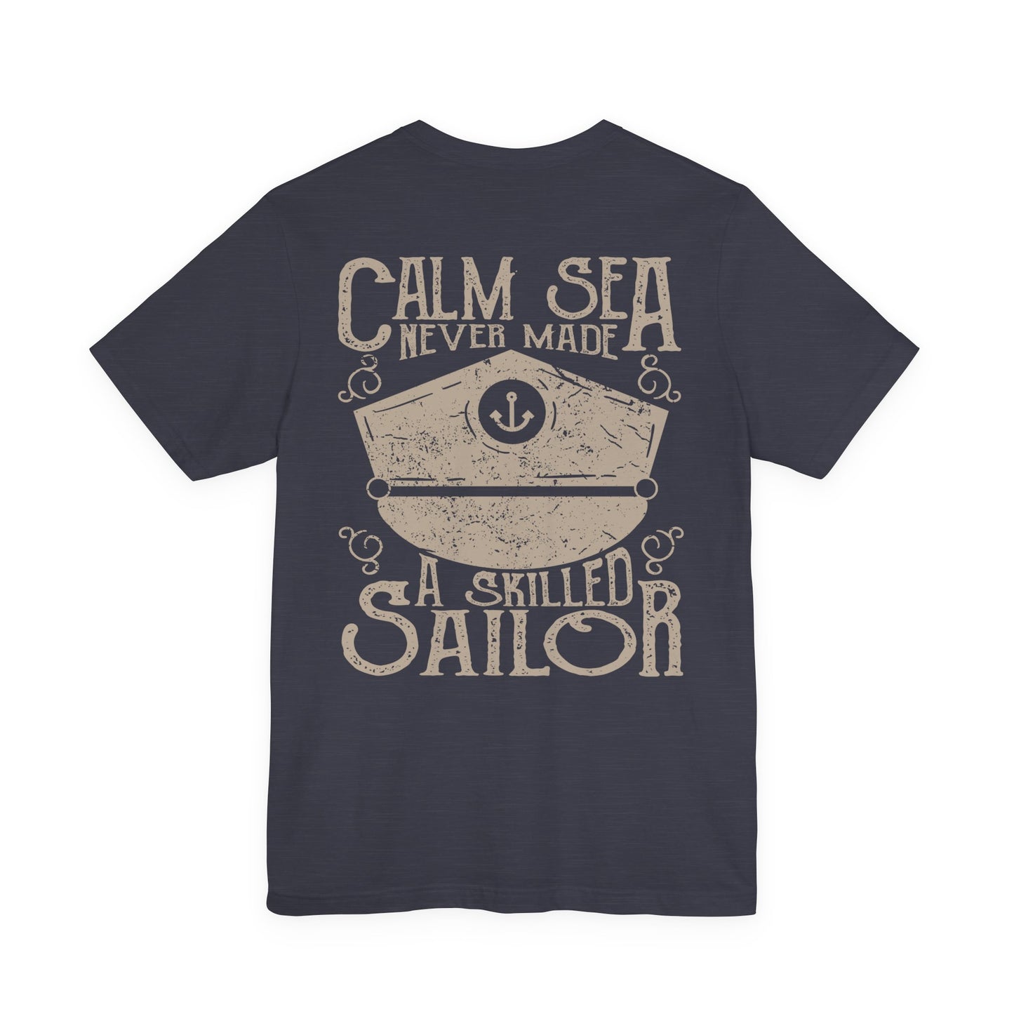 Calm Sea Skilled Sailor T-Shirt Nautical Tee