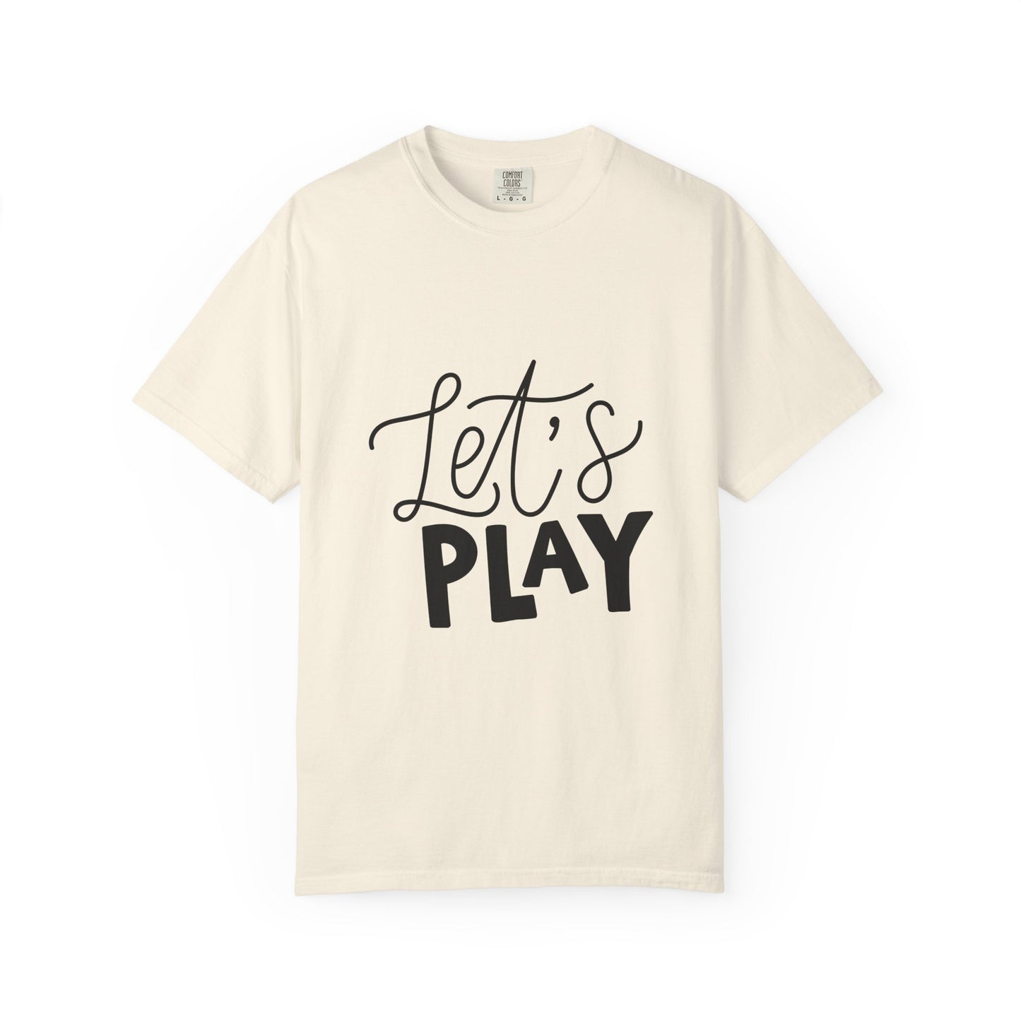 Let's Play Kids Garment-Dyed Heavyweight Tee