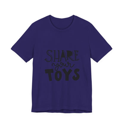 Share Your Toys T-Shirt Kids Lettering Tee