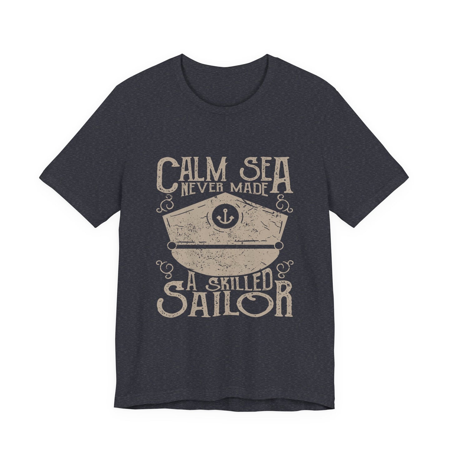 Calm Sea Skilled Sailor T-Shirt Nautical Tee