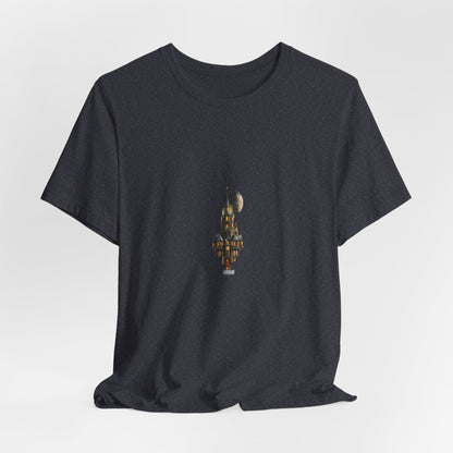 Fantasy Castle Book Christmas T-Shirt