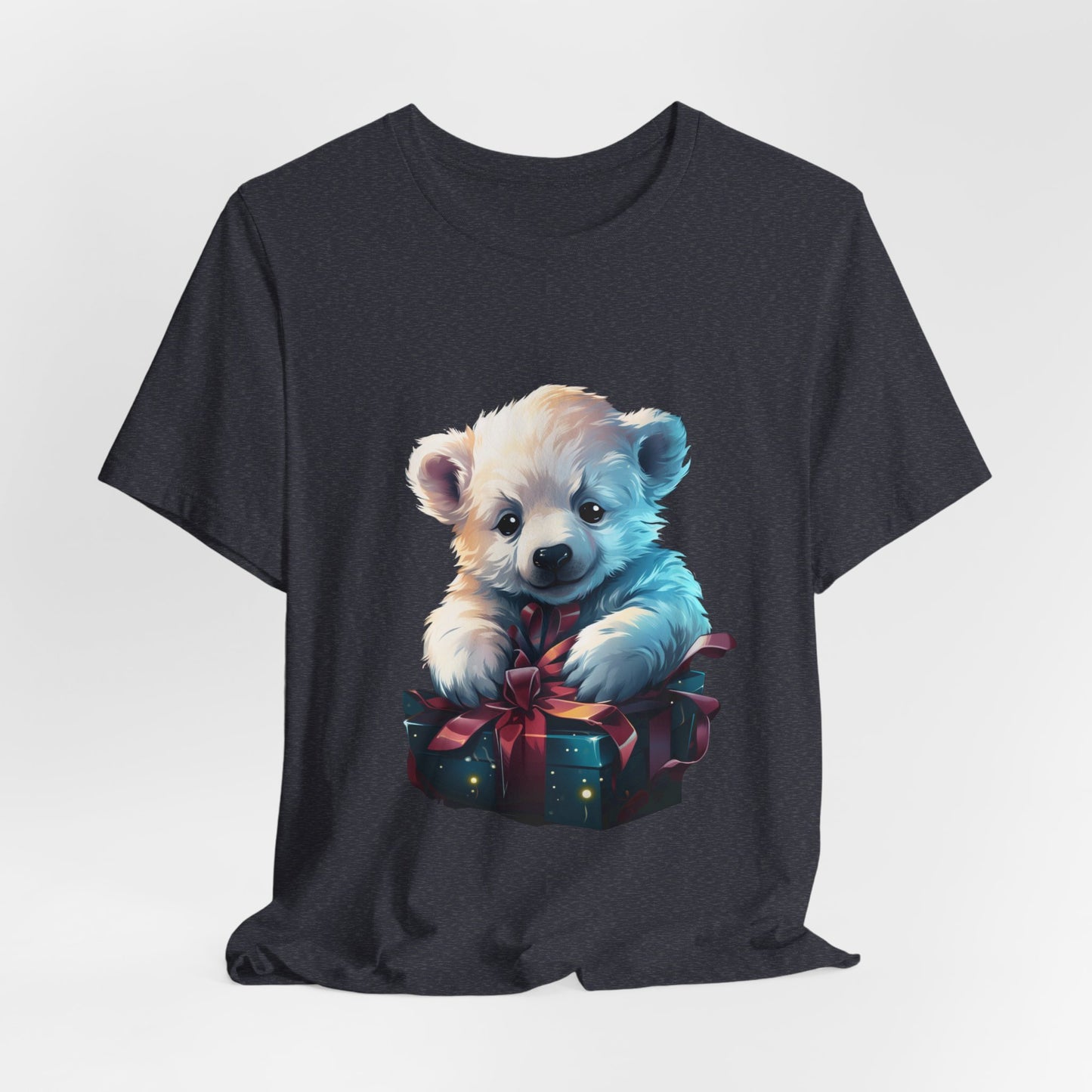 Cute Polar Bear Christmas T-Shirt Gift Tee