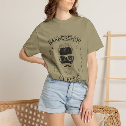 Barbershop Classic Tee | Retro Bearded Barber