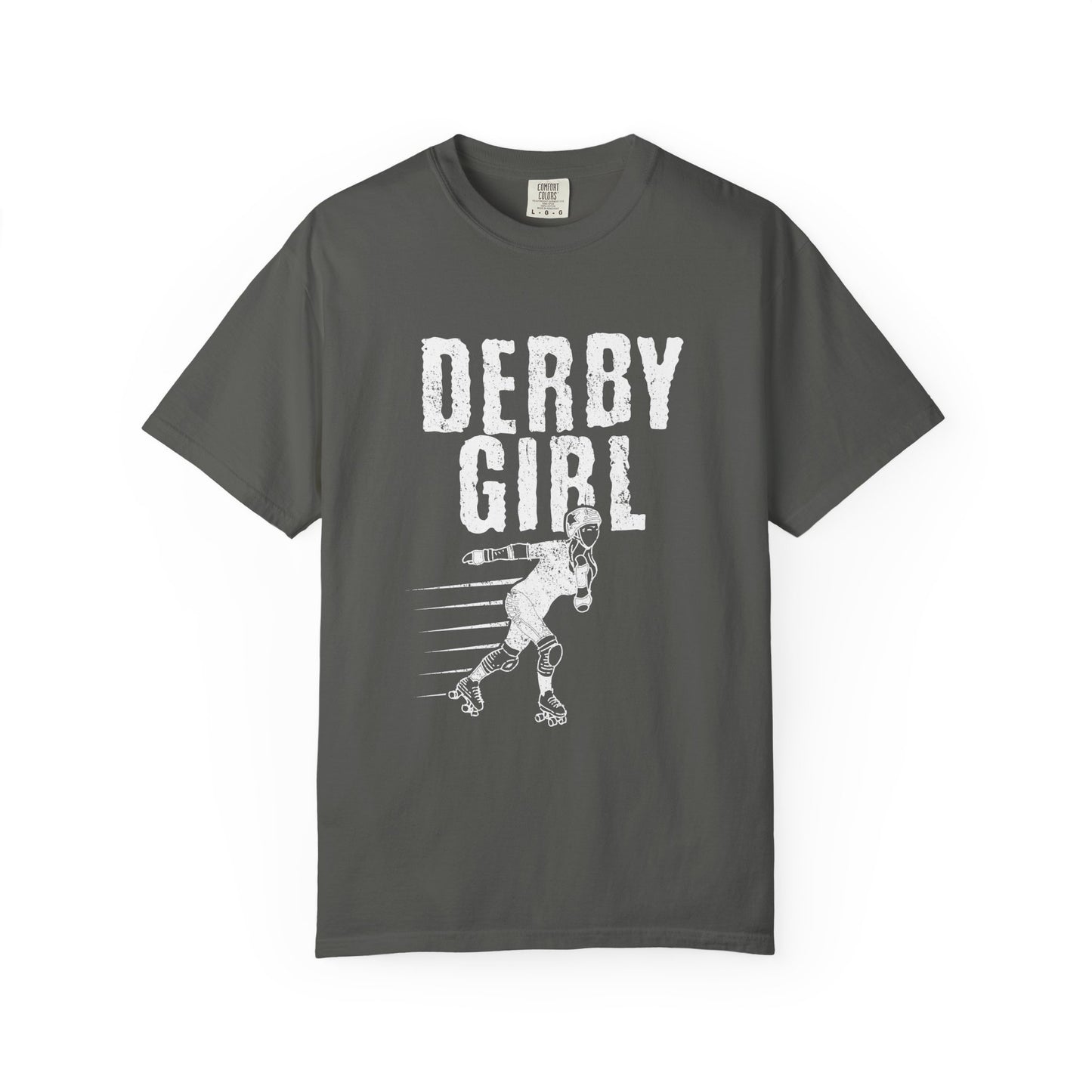 Roller Derby Girl Garment-Dyed Tee | Skater