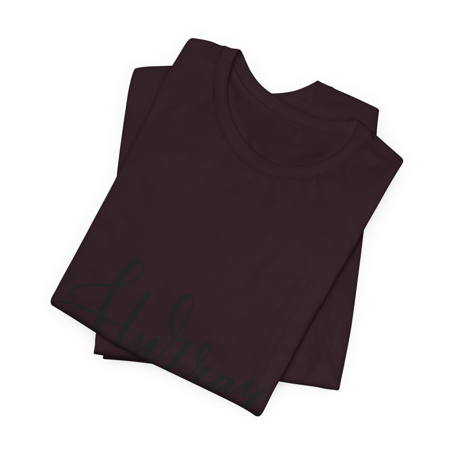 Hurray T-Shirt Calligraphy Script Celebration Tee