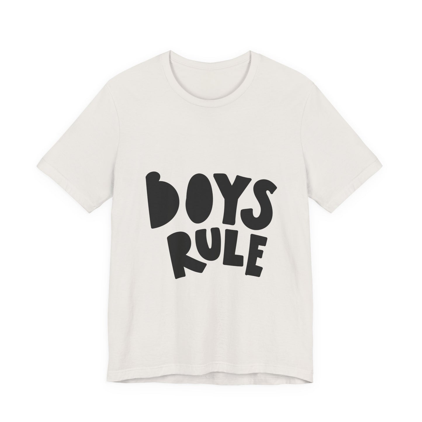 Boys Rule T-Shirt Fun Bold Kids Tee