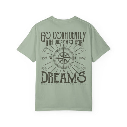 Go Confidently Dreams Garment-Dyed Tee Thoreau