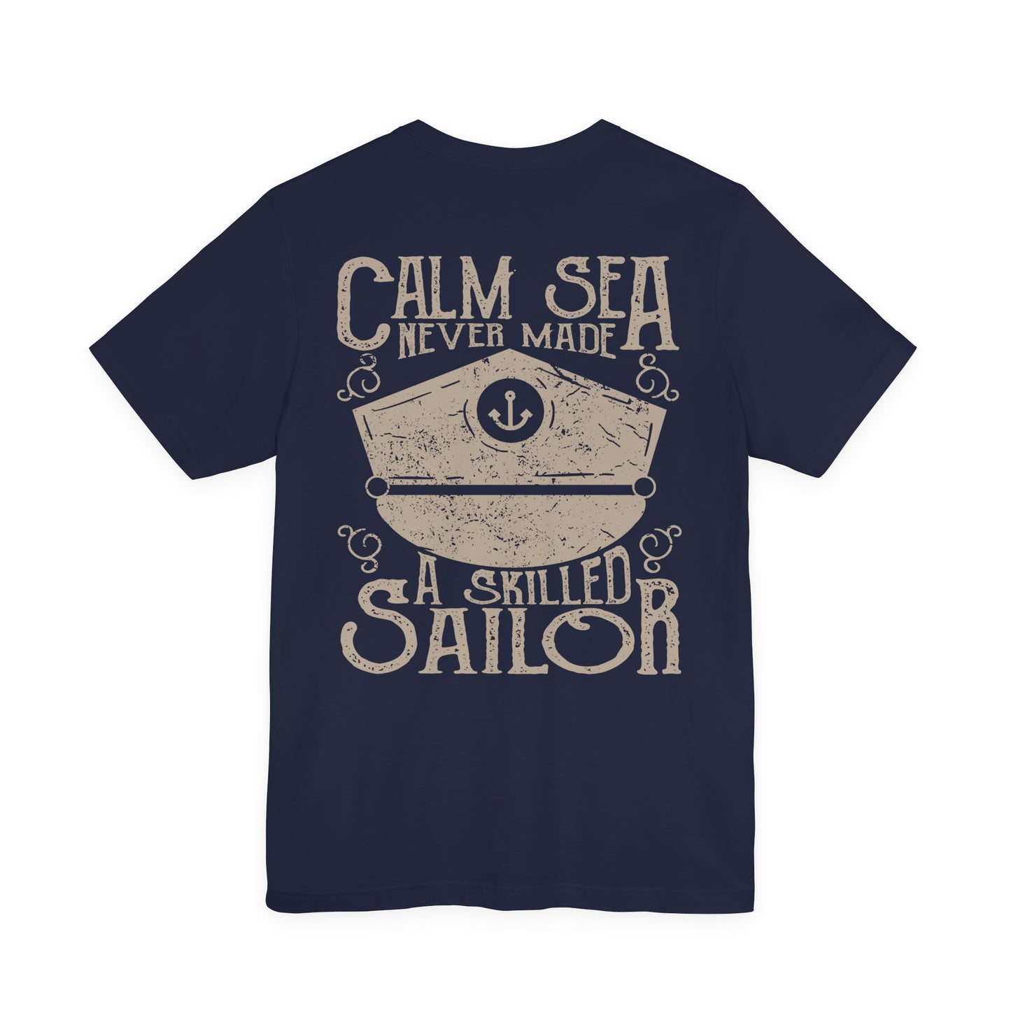 Calm Sea Skilled Sailor T-Shirt Nautical Tee