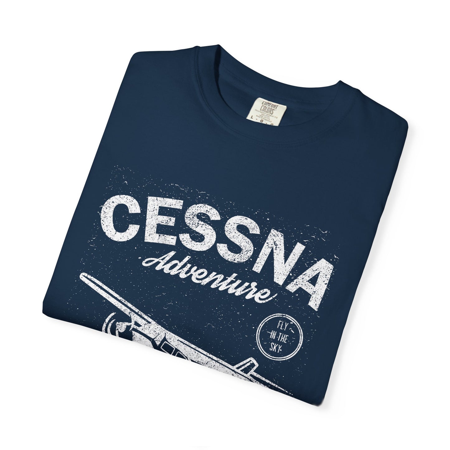 Distressed Aviation Tee for Pilots and Plane Lovers