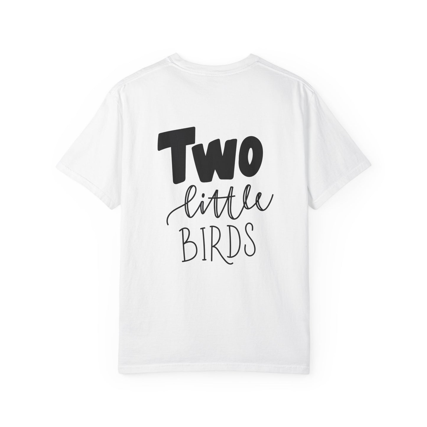 Two Little Birds Garment-Dyed 2nd Birthday Tee