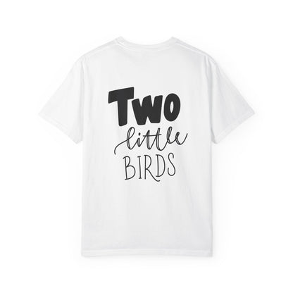 Two Little Birds Garment-Dyed 2nd Birthday Tee