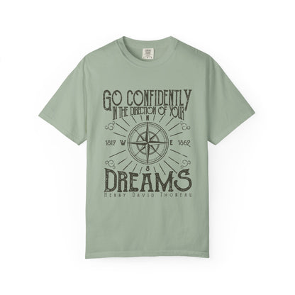 Go Confidently Dreams Garment-Dyed Tee Thoreau