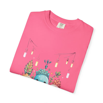 Kawaii Christmas Succulent Garment-Dyed Tee