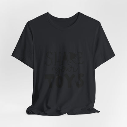 Share Your Toys T-Shirt Kids Lettering Tee