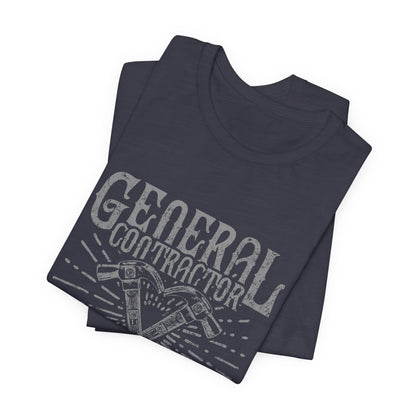 General Contractor Funny T-Shirt Genius Gift