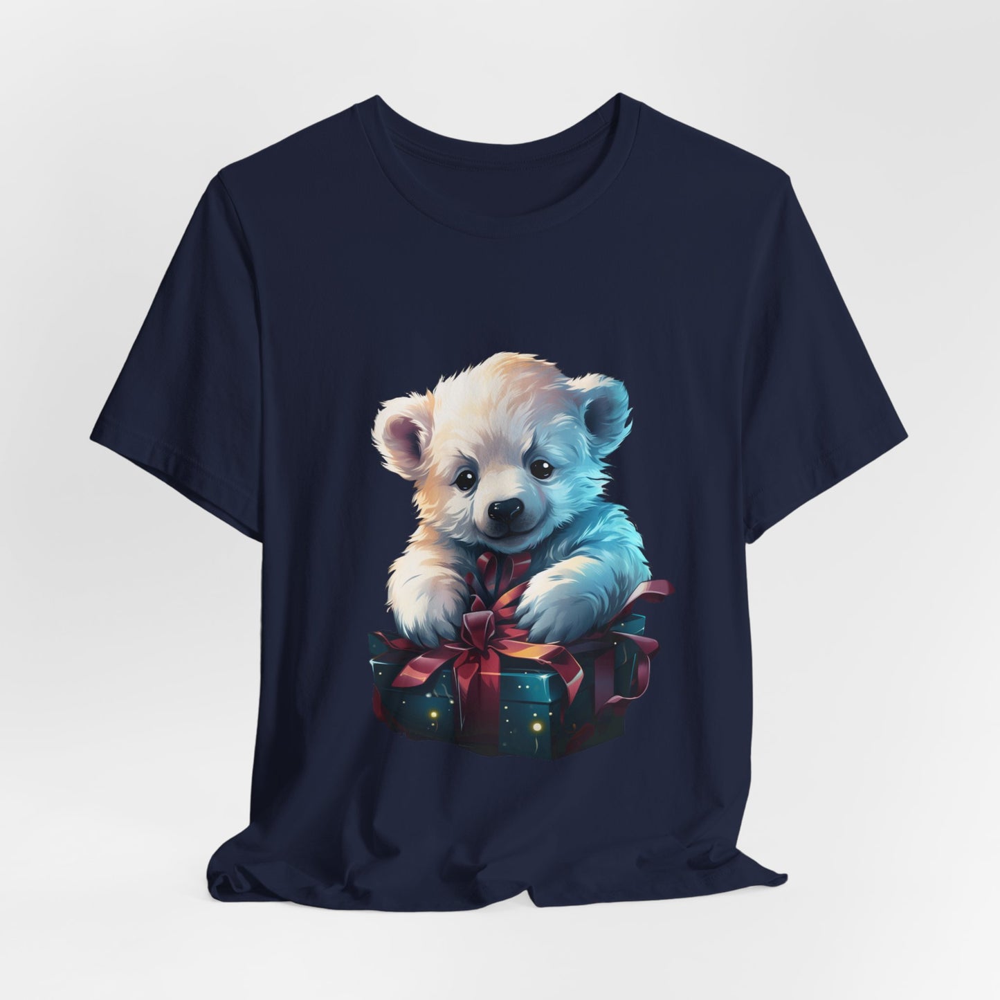 Cute Polar Bear Christmas T-Shirt Gift Tee