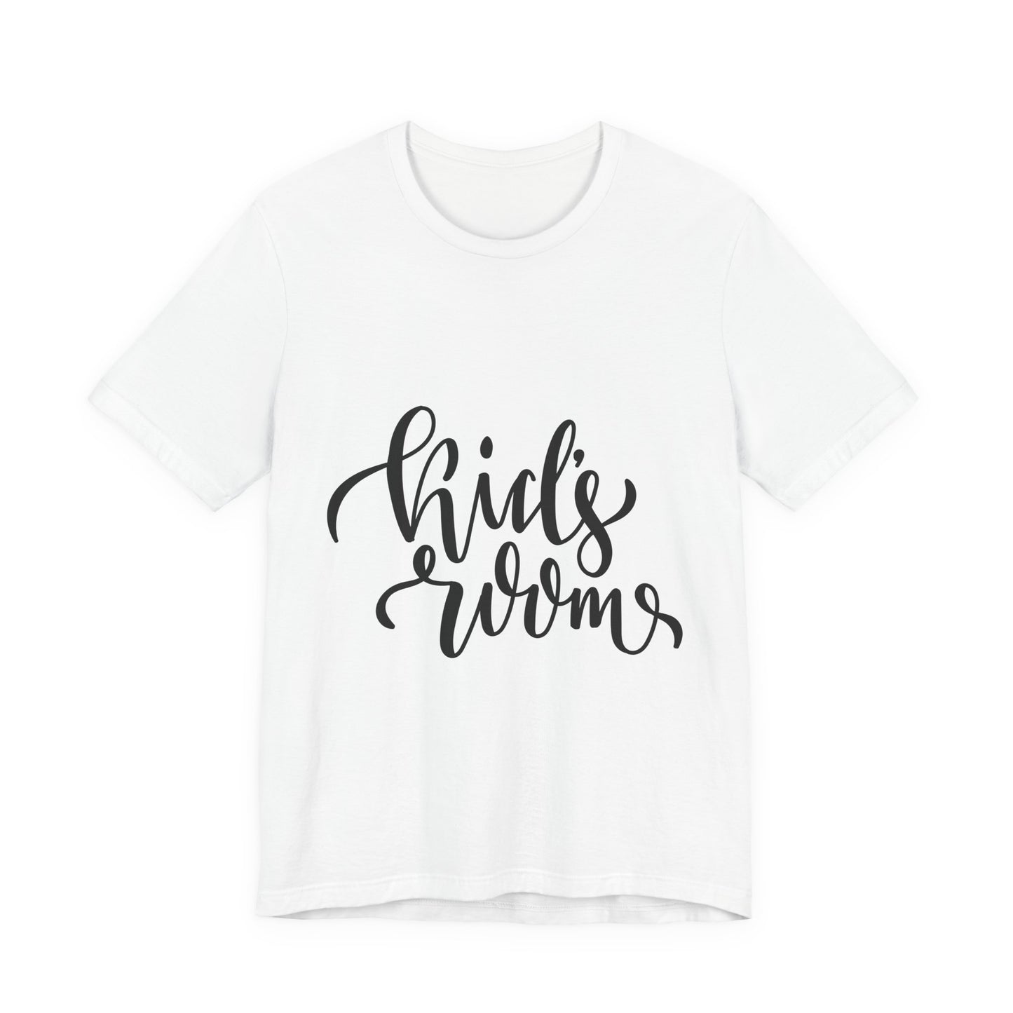 Kid's Room T-Shirt Calligraphy Script Tee