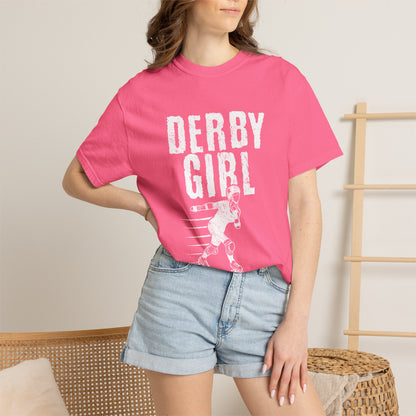 Roller Derby Girl Garment-Dyed Tee | Skater