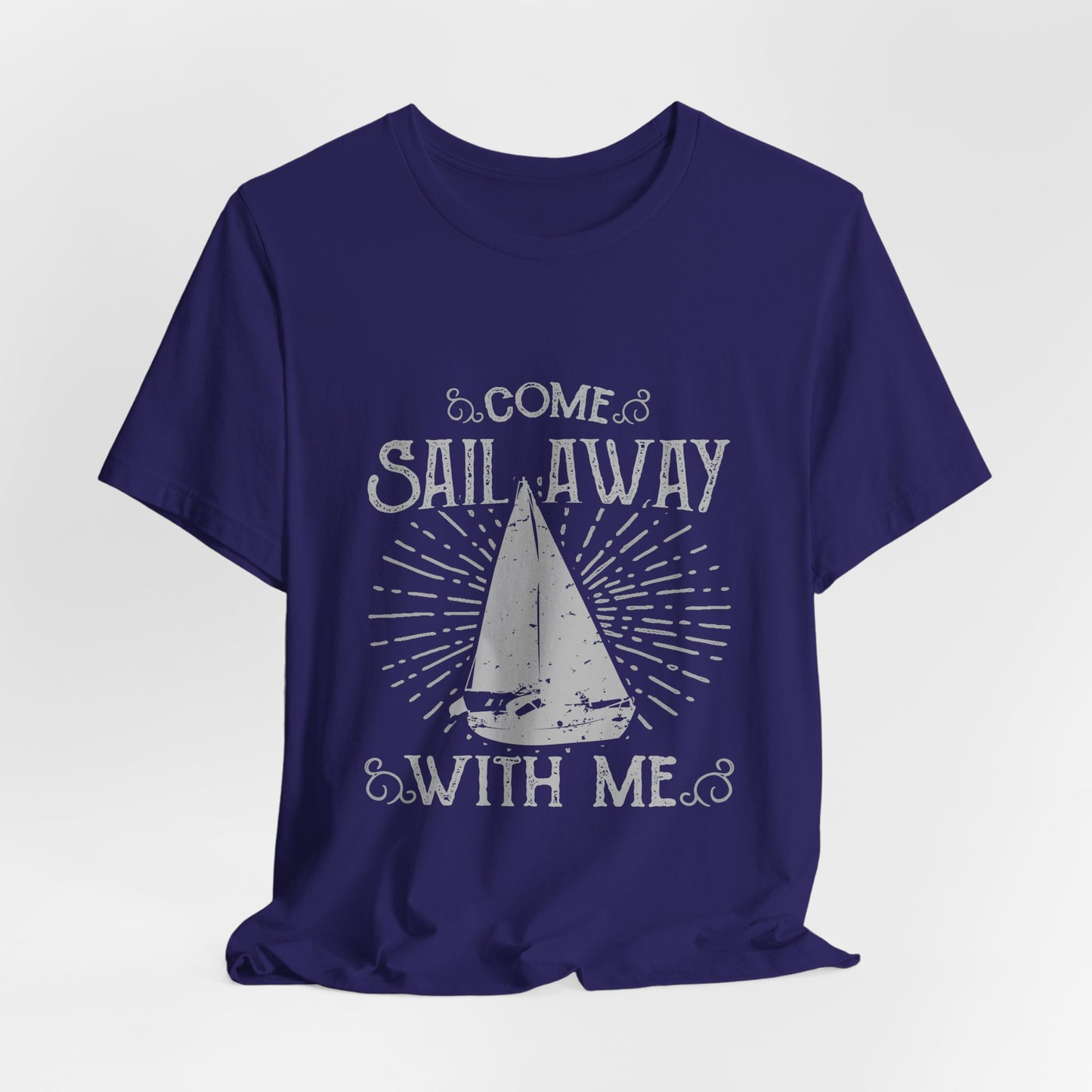 Come Sail Away T-Shirt Retro Nautical Sailing Tee