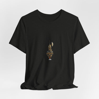 Fantasy Castle Book Christmas T-Shirt