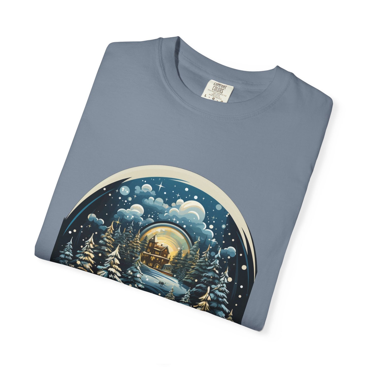 Snow Globe Christmas Garment-Dyed Tee Winter