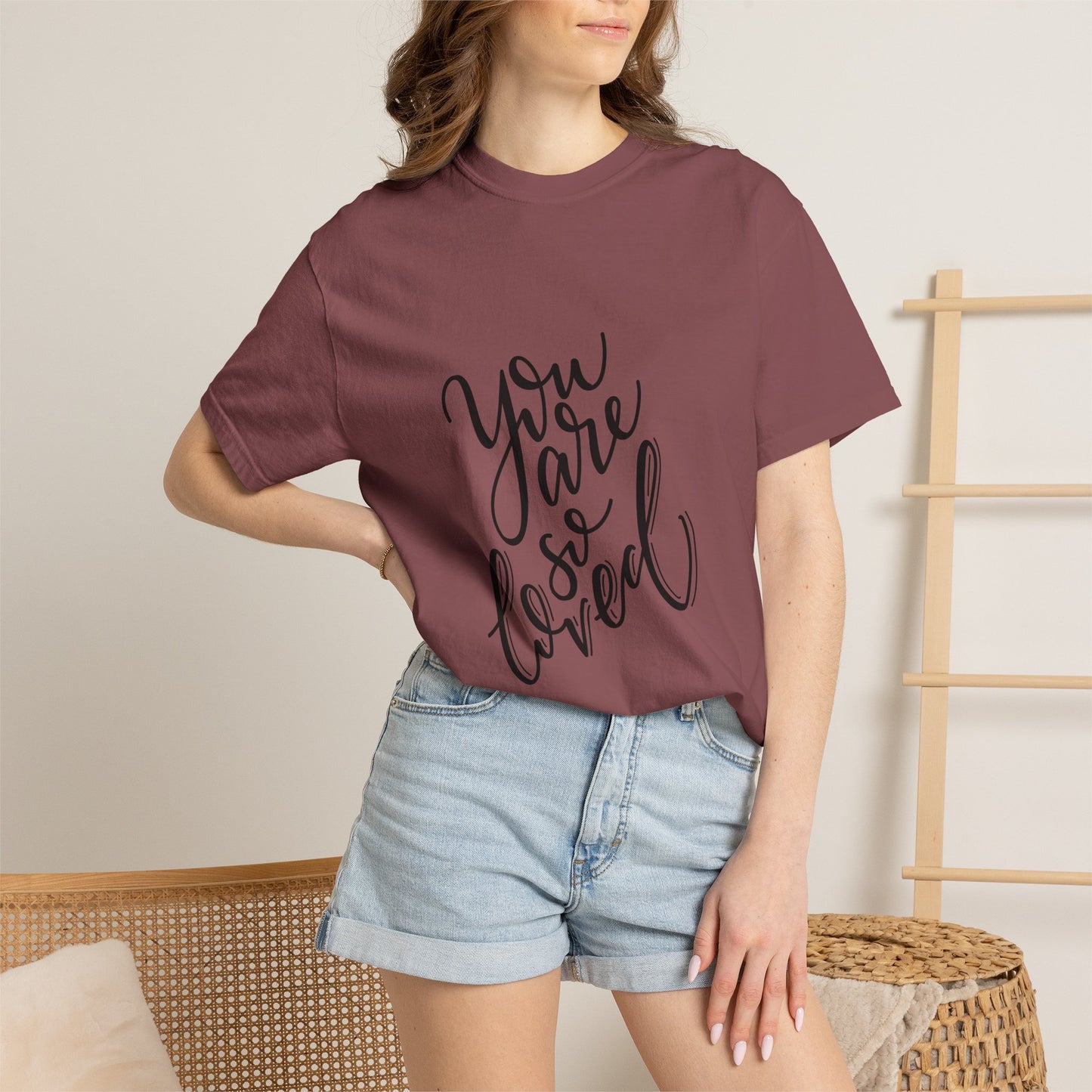 You Are So Loved Garment-Dyed Tee Script