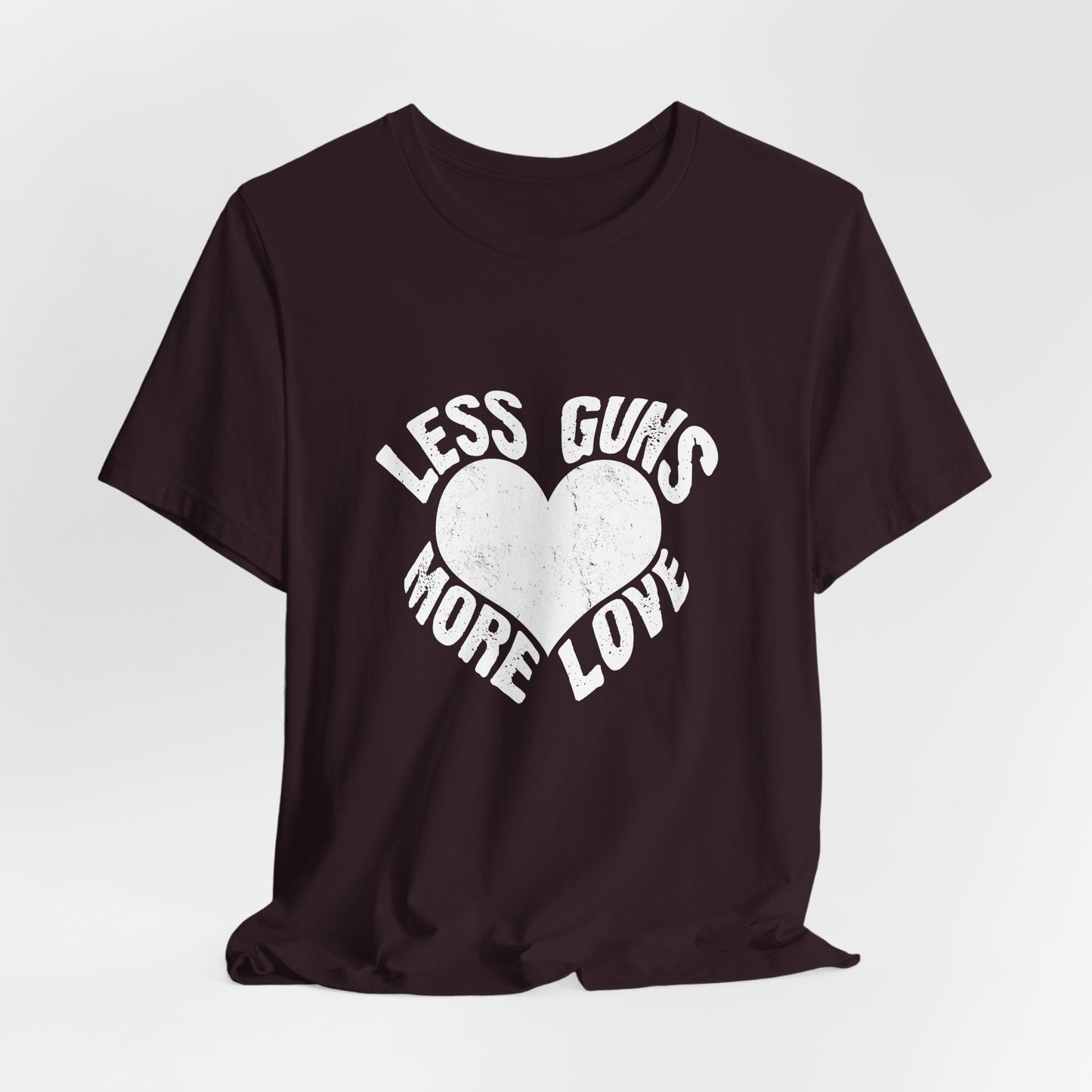 Less Guns More Love T-Shirt | Peace Graphic Tee