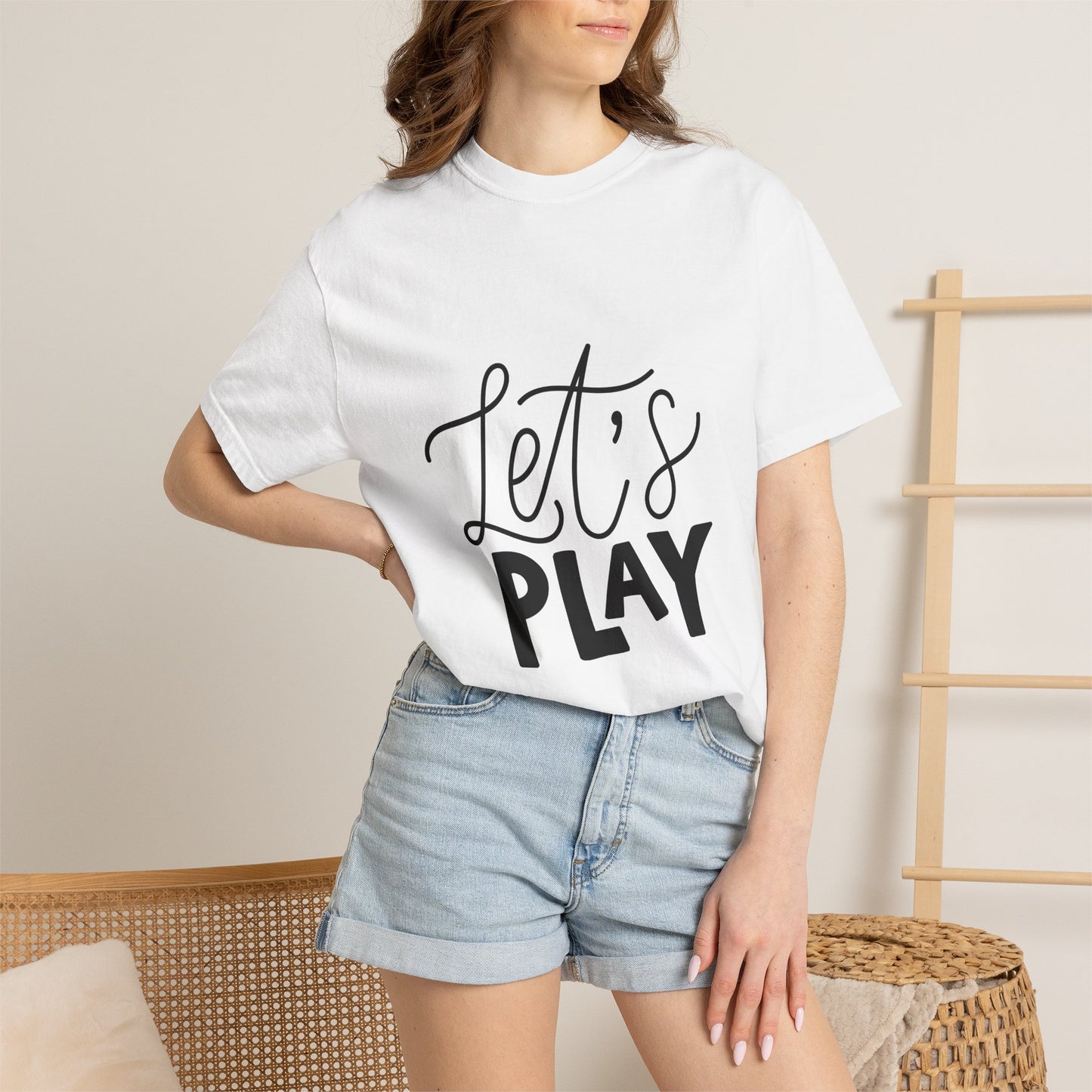 Let's Play Kids Garment-Dyed Heavyweight Tee