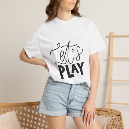 Let's Play Kids Garment-Dyed Heavyweight Tee