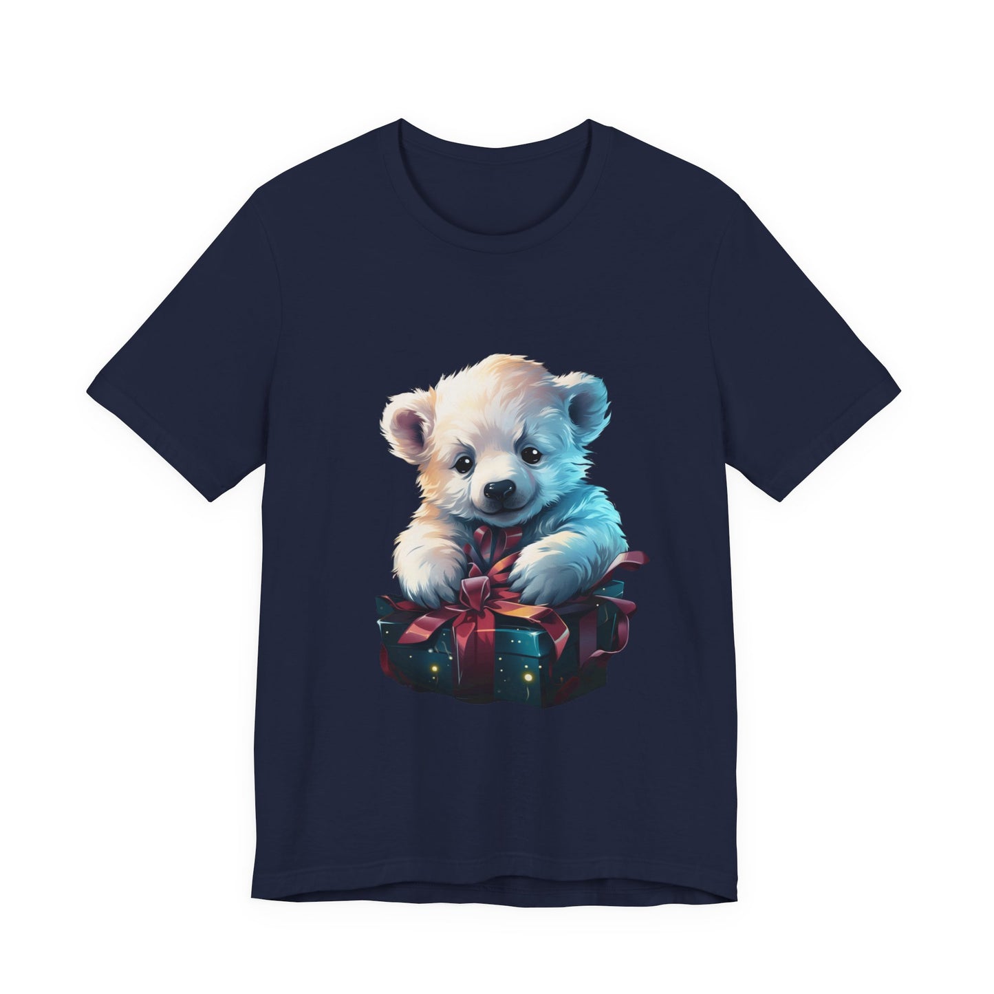 Cute Polar Bear Christmas T-Shirt Gift Tee