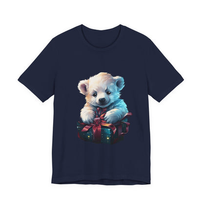 Cute Polar Bear Christmas T-Shirt Gift Tee
