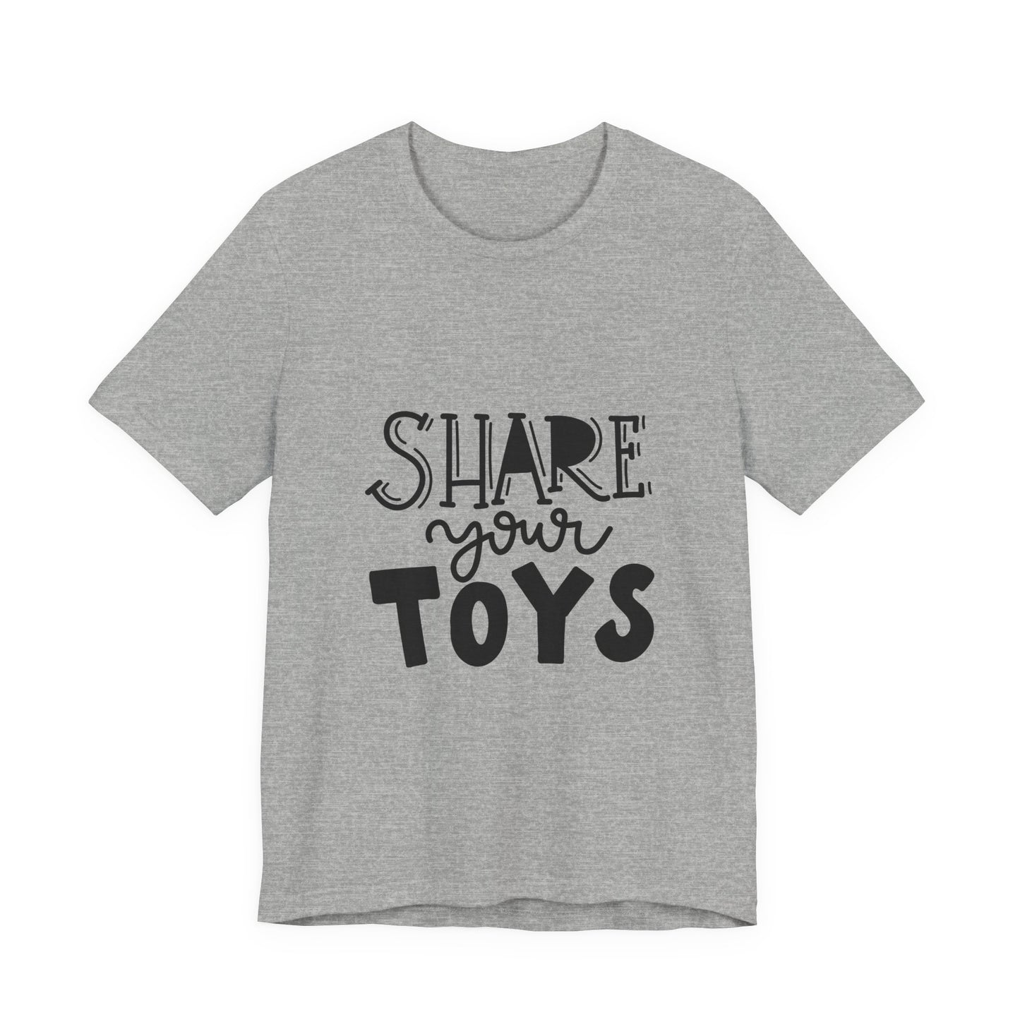 Share Your Toys T-Shirt Kids Lettering Tee