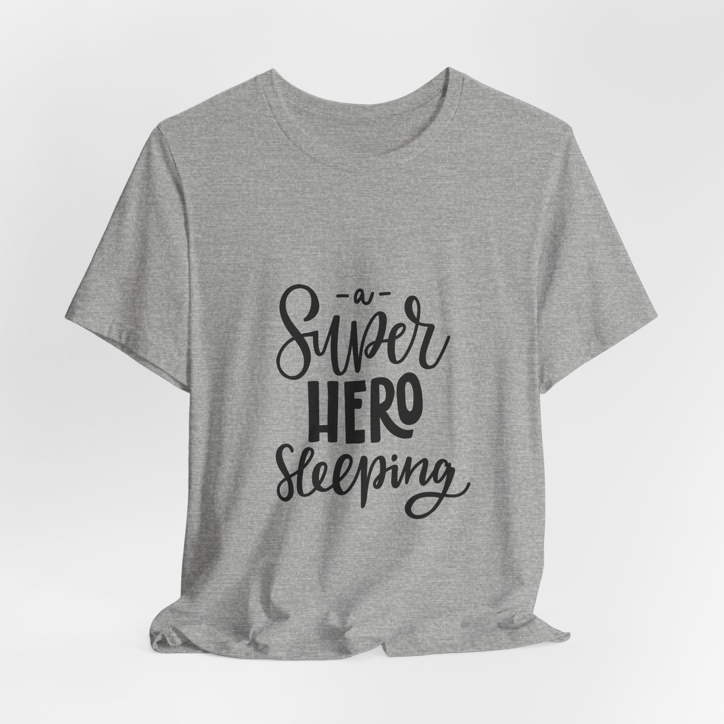 A Super Hero Sleeping Kids T-Shirt