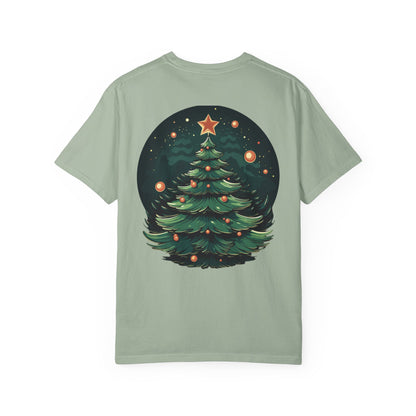 Retro Christmas Tree Heavyweight Garment-Dyed Tee