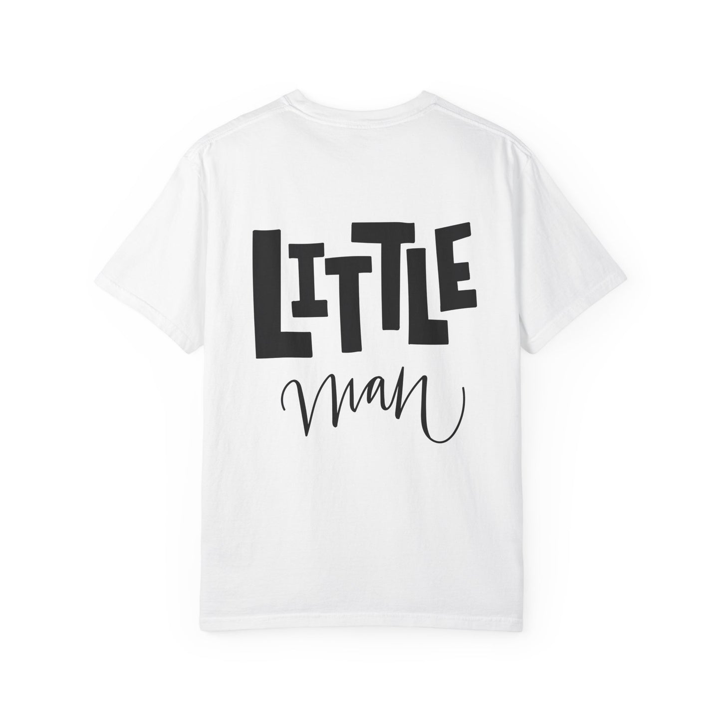 Little Man Tee Cute Toddler Boy Garment-Dyed