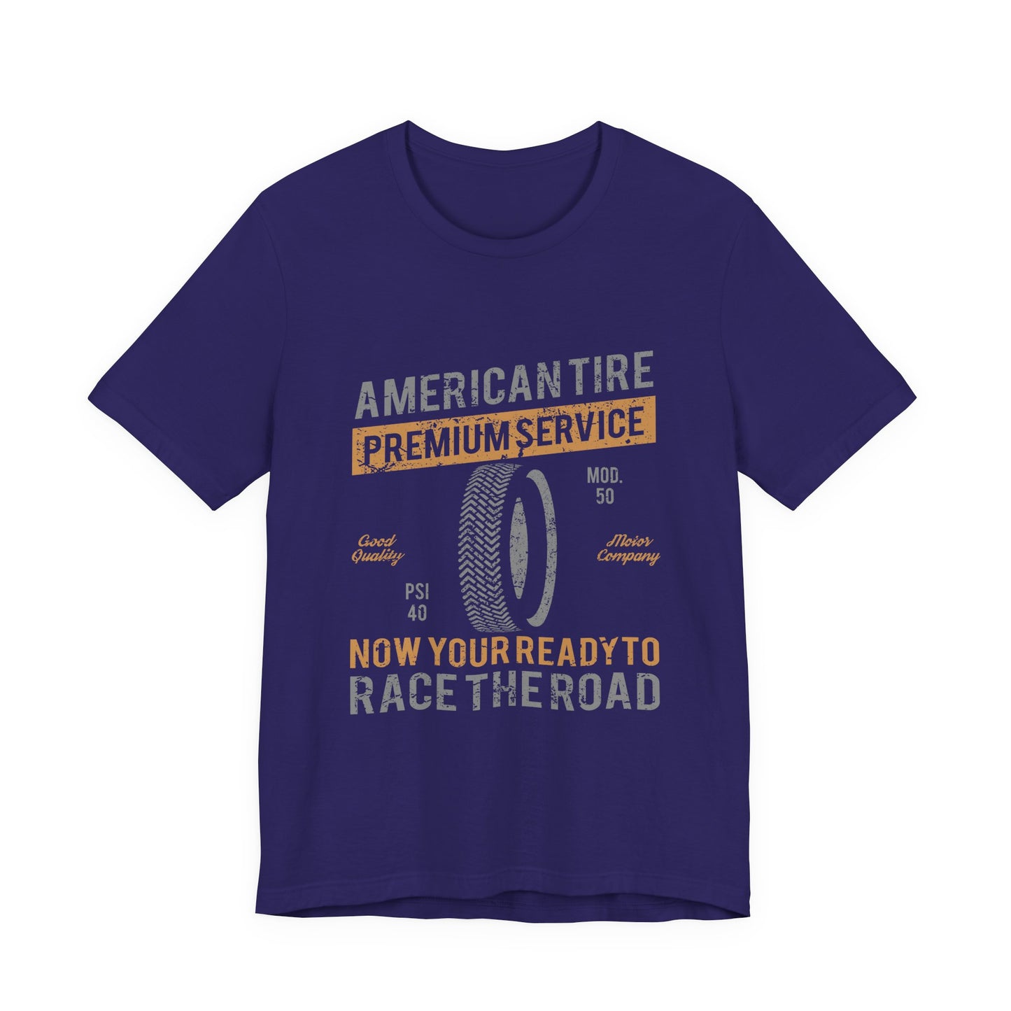 Retro American Tire T-Shirt Race the Road