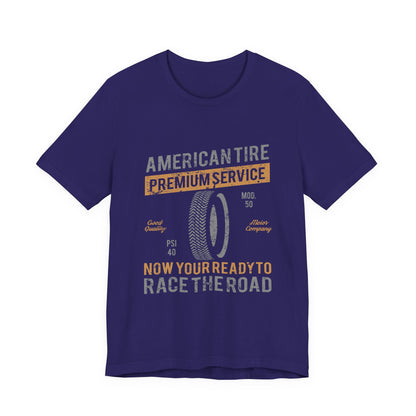 Retro American Tire T-Shirt Race the Road