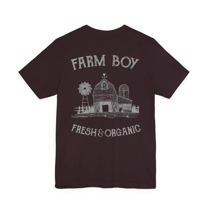 Farm Boy T-Shirt Fresh & Organic Barn Tee