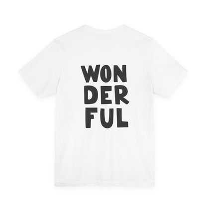 Wonderful T-Shirt Bold Typography Tee