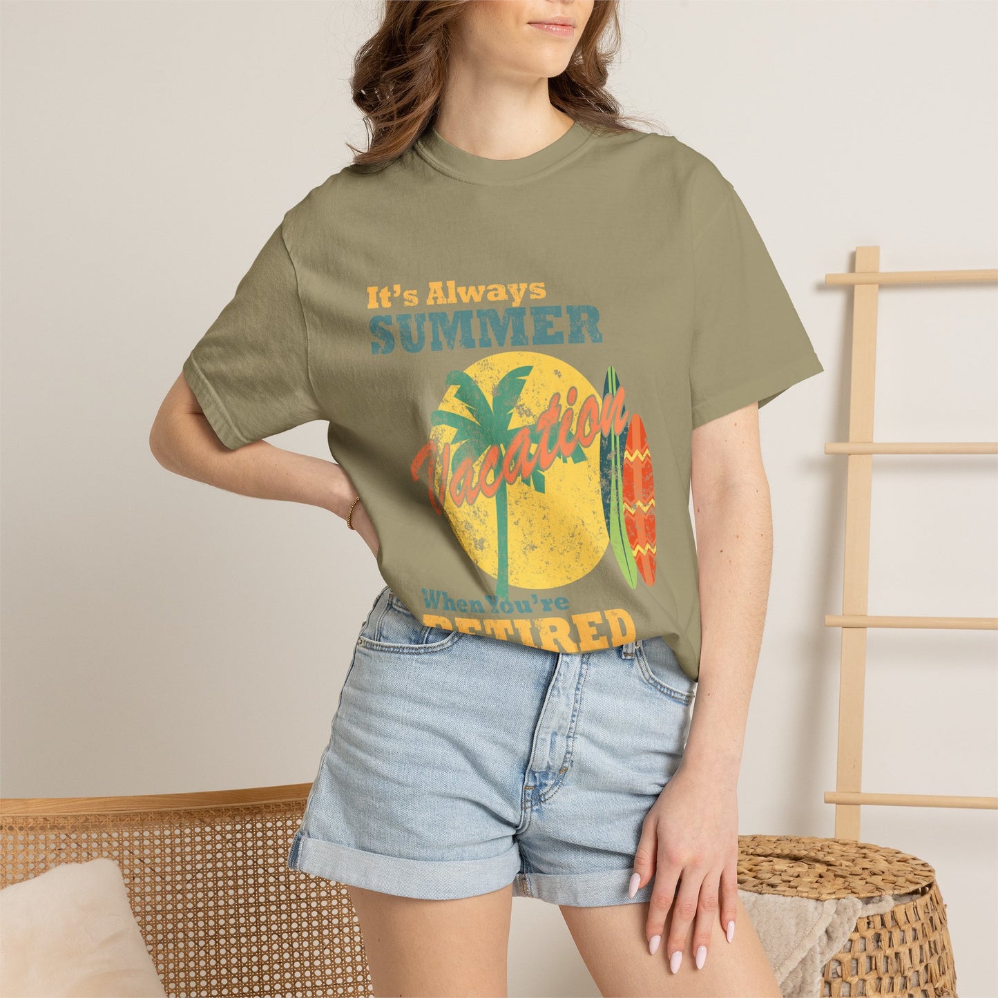 Retirement Tee It's Always Summer Vacation