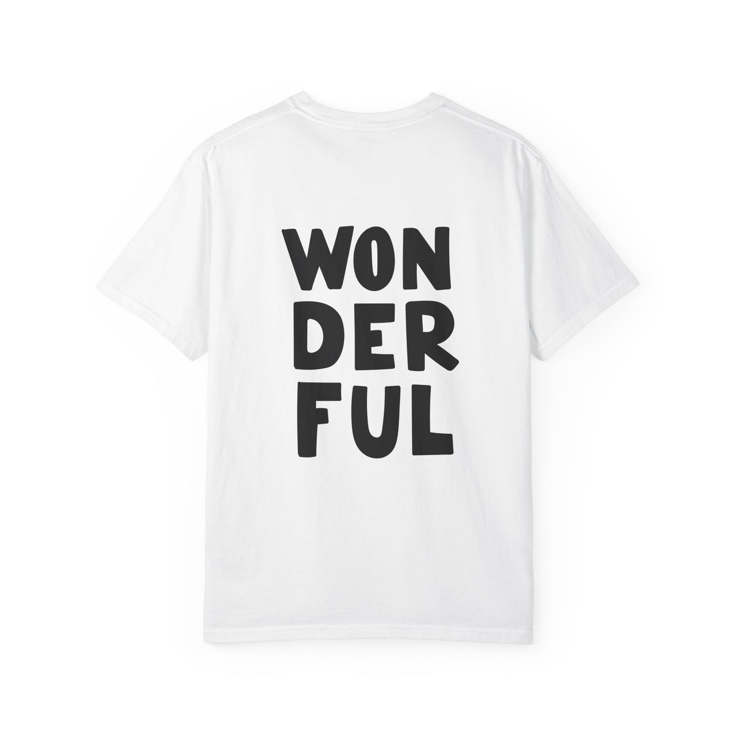Wonderful Garment-Dyed Tee Bold Typography