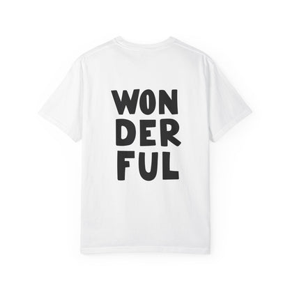 Wonderful Garment-Dyed Tee Bold Typography