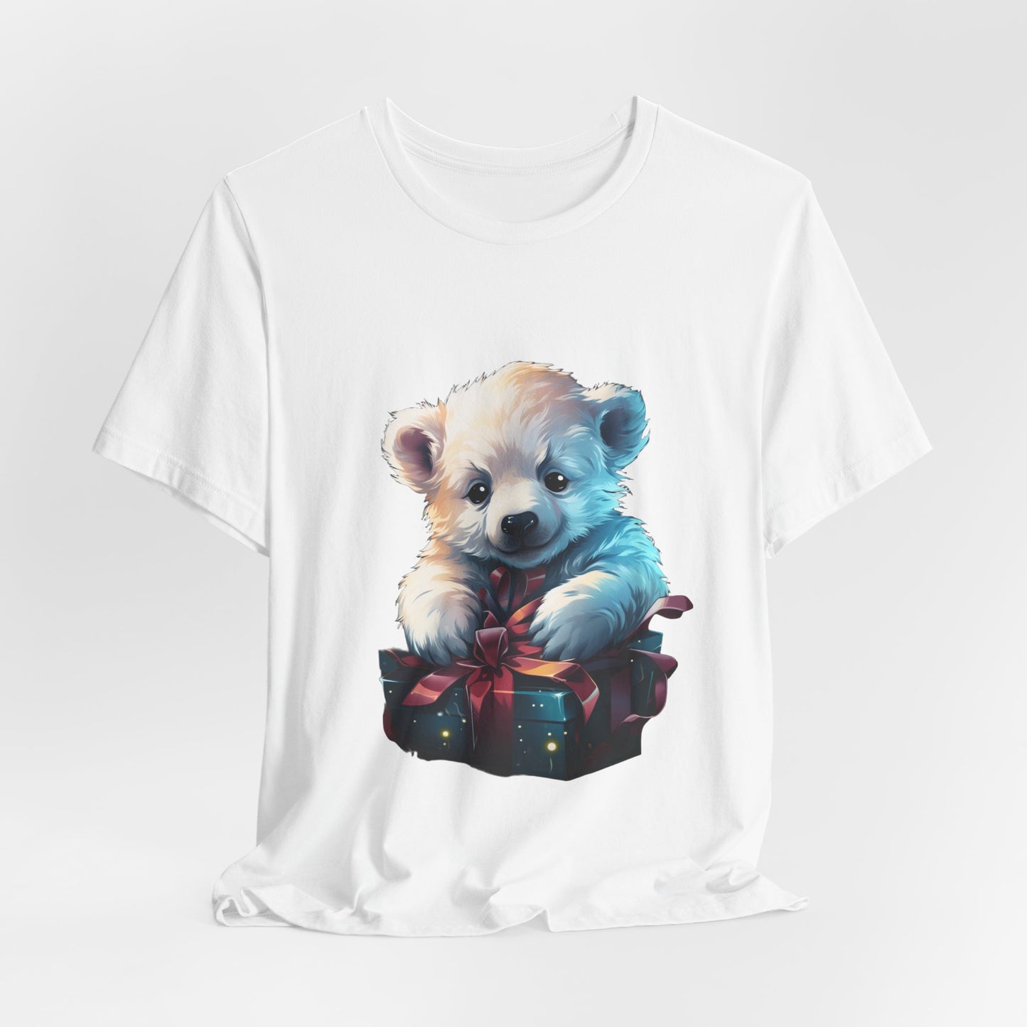 Cute Polar Bear Christmas T-Shirt Gift Tee