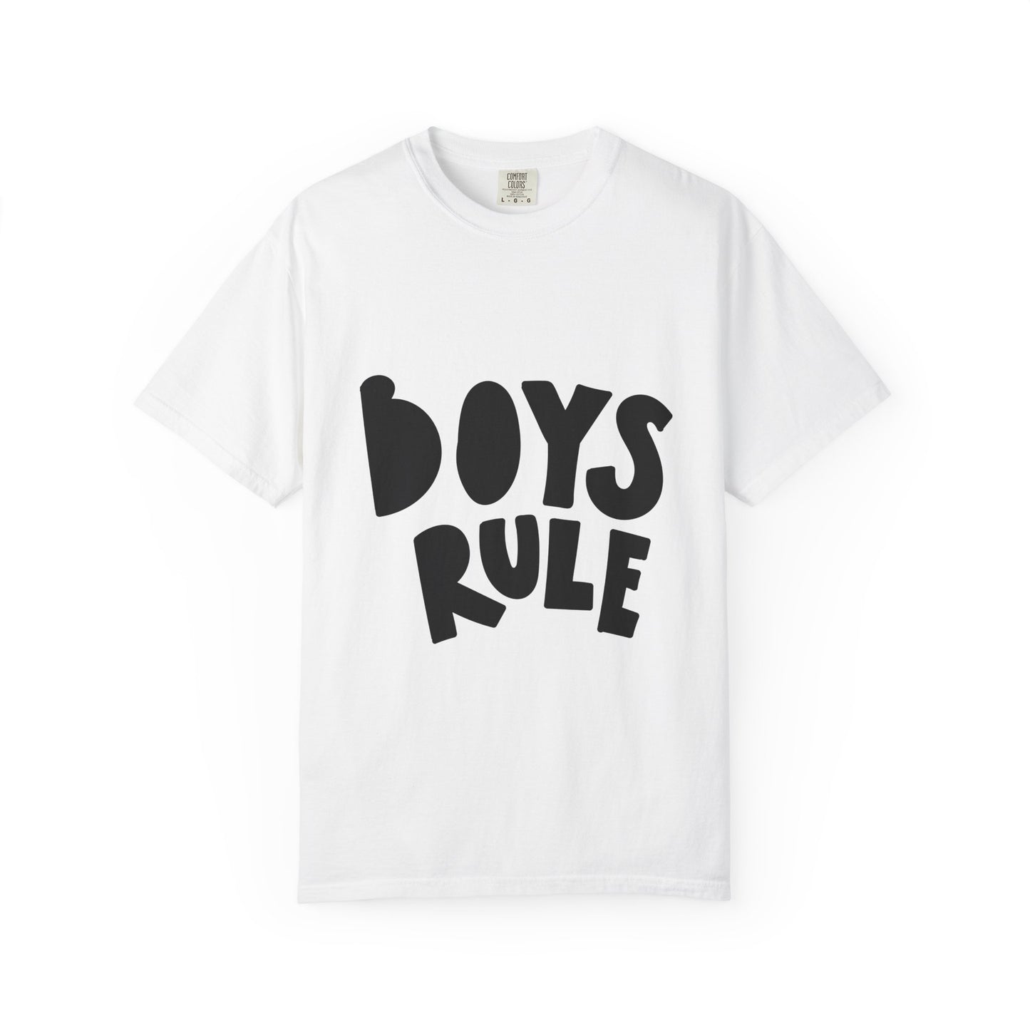 Boys Rule Kids Garment-Dyed Heavyweight Tee